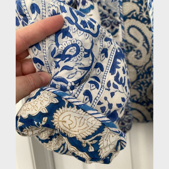Alix of Bohemia "Hudson" Printed Jacket in Blue, size Medium - Picture 5 of 7